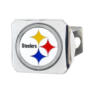 NFL - Pittsburgh Steelers 3D Color Emblem on Type III Chromed Metal Hitch Cover