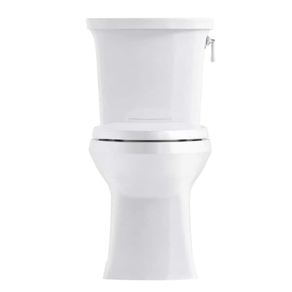 Corbelle 12 in. Rough In 2-Piece 1.28 GPF Single Flush Elongated Toilet in White Seat Not Included