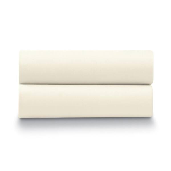 ELLA JAYNE 500TC Cotton Sateen King/California King Cream Pillow Case Pair