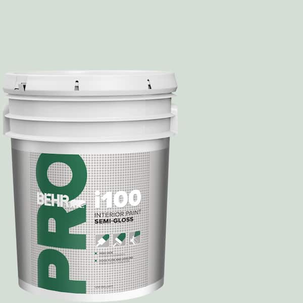 5 gal. #700E-2 Lime Light Semi-Gloss Interior Paint