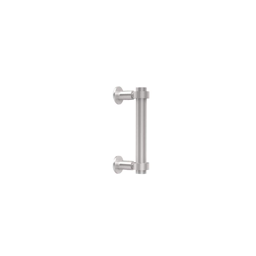 Allied Brass Contemporary 6 in. Back to Back Shower Door Pull in Satin Chrome 4046BBSCH The