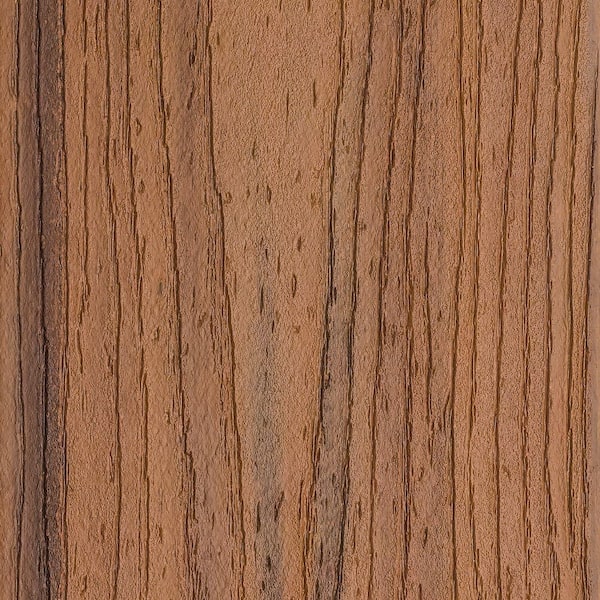 Transcend 1 in. x 5-1/2 in. x 12 ft. Tiki Torch Grooved Edge Capped Composite Decking Board