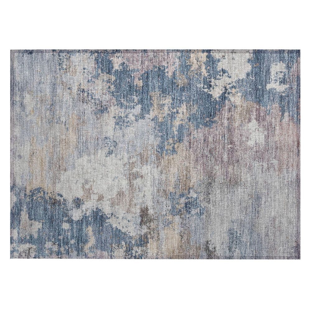 Chantille Machine Washable Indoor/Outdoor Abstract ACN2367 Blue 2 ft. x 3 ft. Accent Rug price history on PriceWatchPro