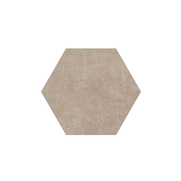 Hexagon Coast Matte 8.5 in. x 10 in. Concrete Look Porcelain Floor and Wall Tile (12.49 sq. ft./Case)