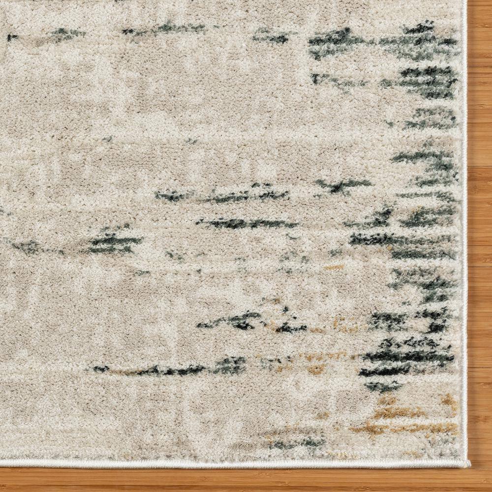 Kosmas Multi-Color Abstract Polyester Shag Area Rug 8' x 10'