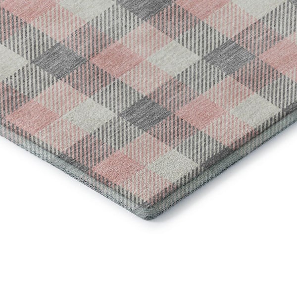 Mayfield Premium Machine Washable Abstract AMF1053 Granite 5 ft. x 7 ft. 6 in. Area Rug