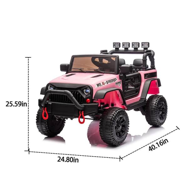 Siavonce 24V Kids Ride On Car W Parents Remote Control 400W Motor Safety Belt for Kids Aged 3plus. XMJ P208320 The Home Depot
