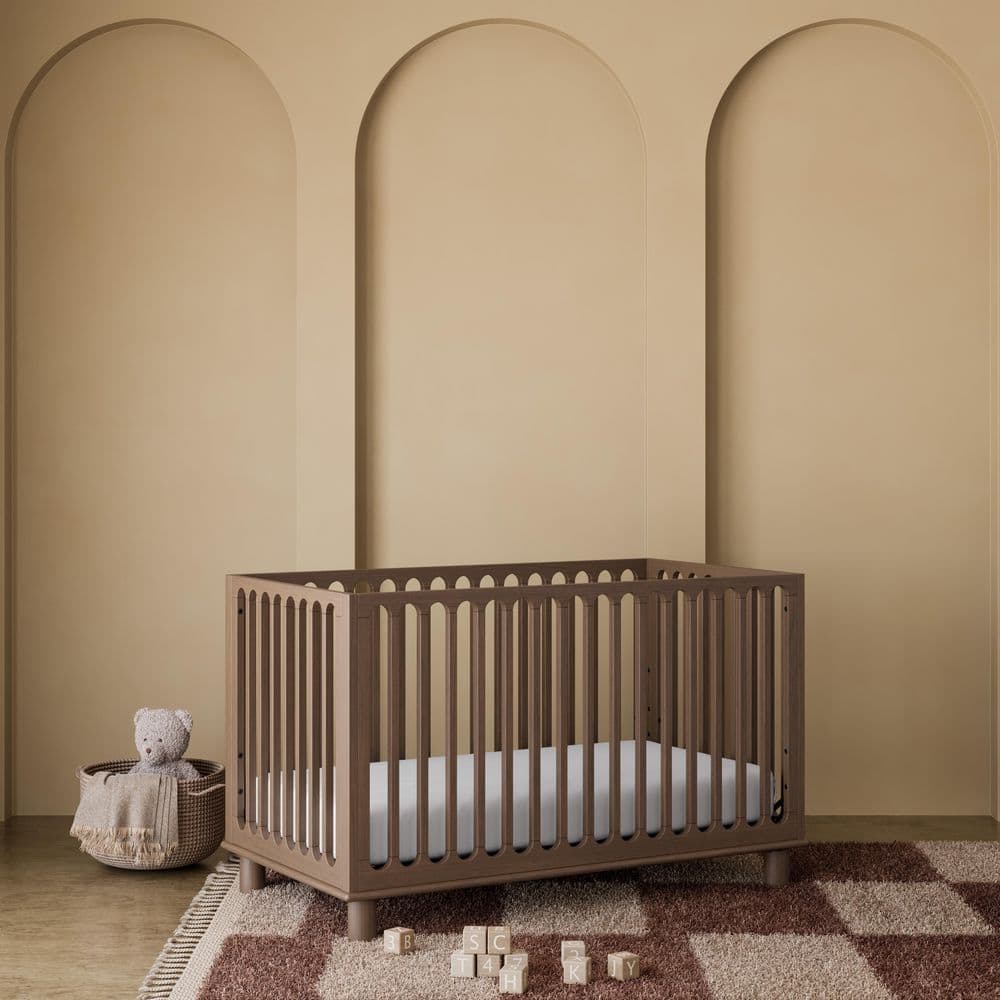Storkcraft Sicily Hazelnut 3-in-1 Convertible Crib with Bonus