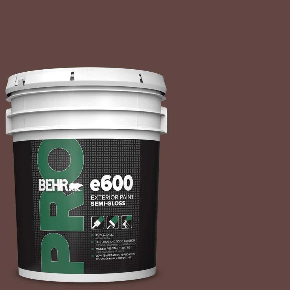 5 gal. #180F-7 Warm Brownie Semi-Gloss Exterior Paint price history on PriceWatchPro