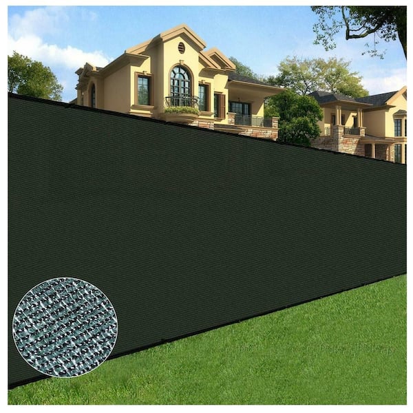 ORION 5 ft. x 50 ft. Black Privacy Fence Screen Netting Mesh with Reinforced Eyelets for Chain link Garden Fence