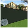 Orion 6 Ft. X 50 Ft. Green Privacy Fence Screen Netting Mesh With 