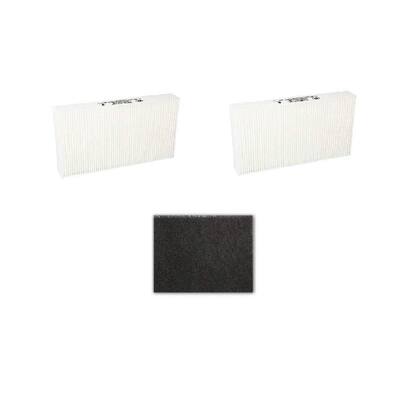 10.5 in. x 7 in. x 2 in. Complete Replacement Filter Set (Includes 2 HEPA 1 Carbon Filter) for Honeywell Air Purifiers