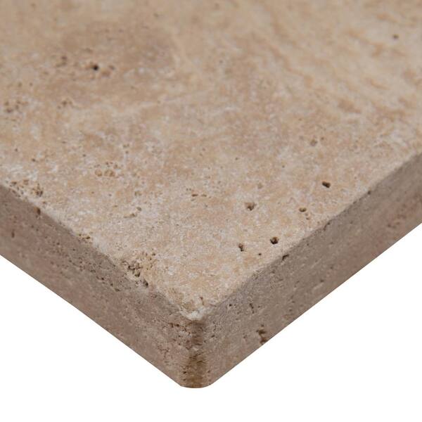 MSI Take Home Tile Sample Tuscany Beige Pattern Tumbled Travertine Paver Tile (0.25 sq. ft.)