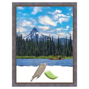 2-Tone Blue Copper Wood Picture Frame Opening Size 18 x 24 in.