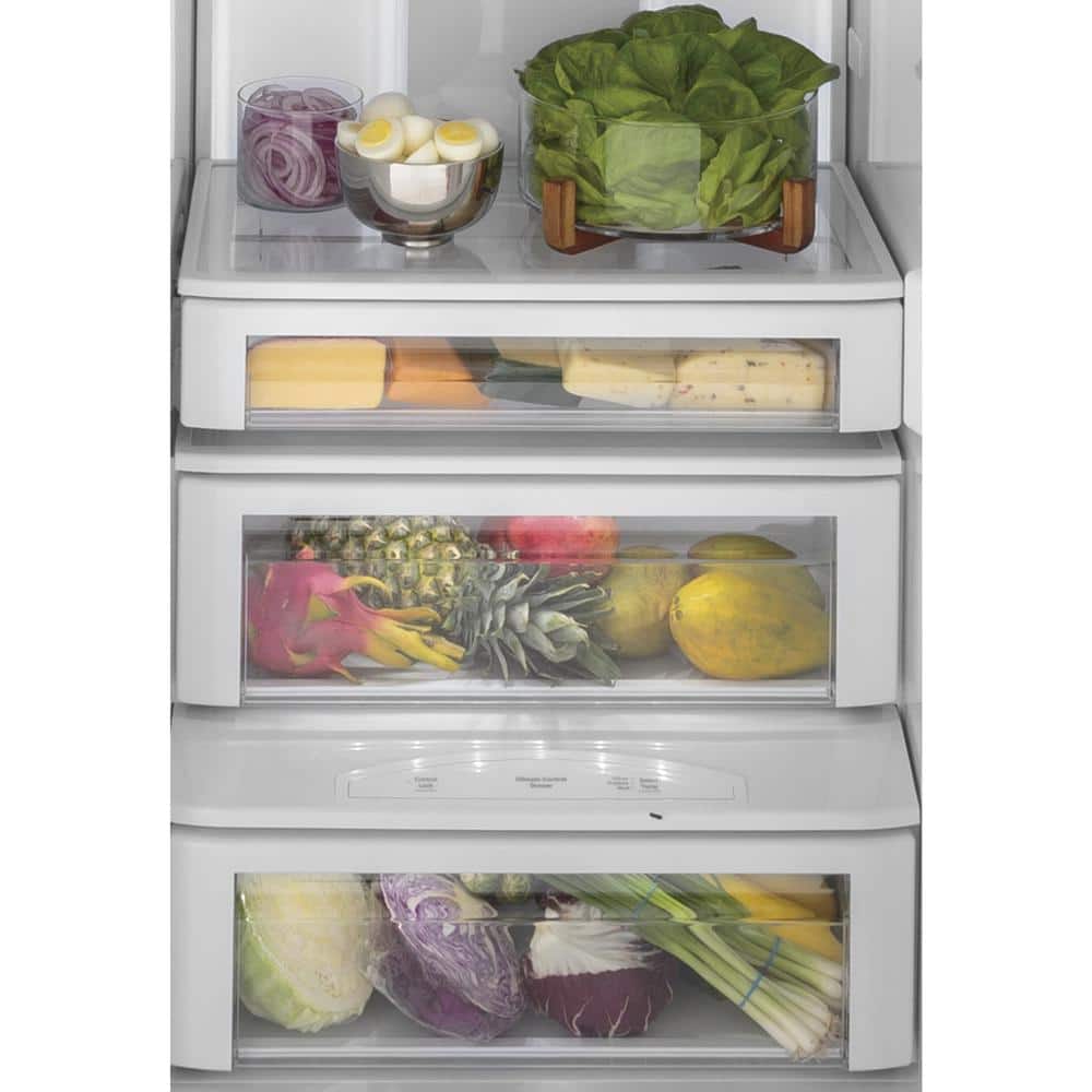 48" Stainless Steel Smart Side-by-Side Refrigerator with Ice Maker