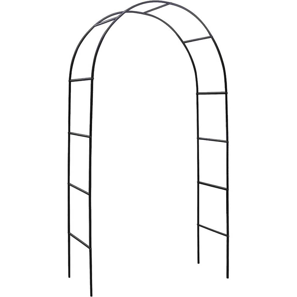 94 in. Metal Pergola Arbor Outdoor Flower Garden Arch Trellis for Climbing Plants Wedding Decoration price history on PriceWatchPro