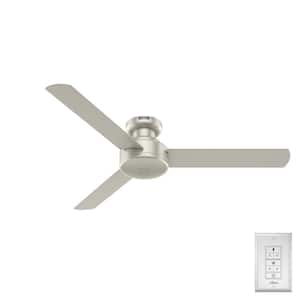 Presto 52 in. Indoor Ceiling Fan in Matte Nickel with Wall Control Included For Bedrooms