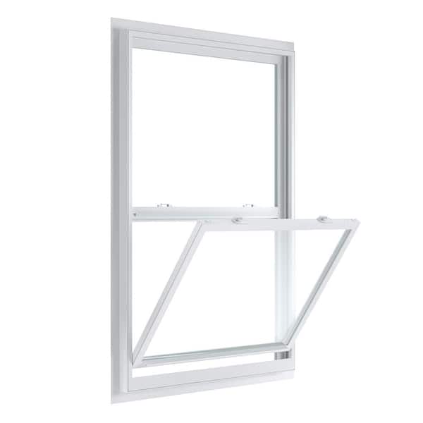 American Craftsman 35.375 in. x 47.25 in. 50 Series White Single