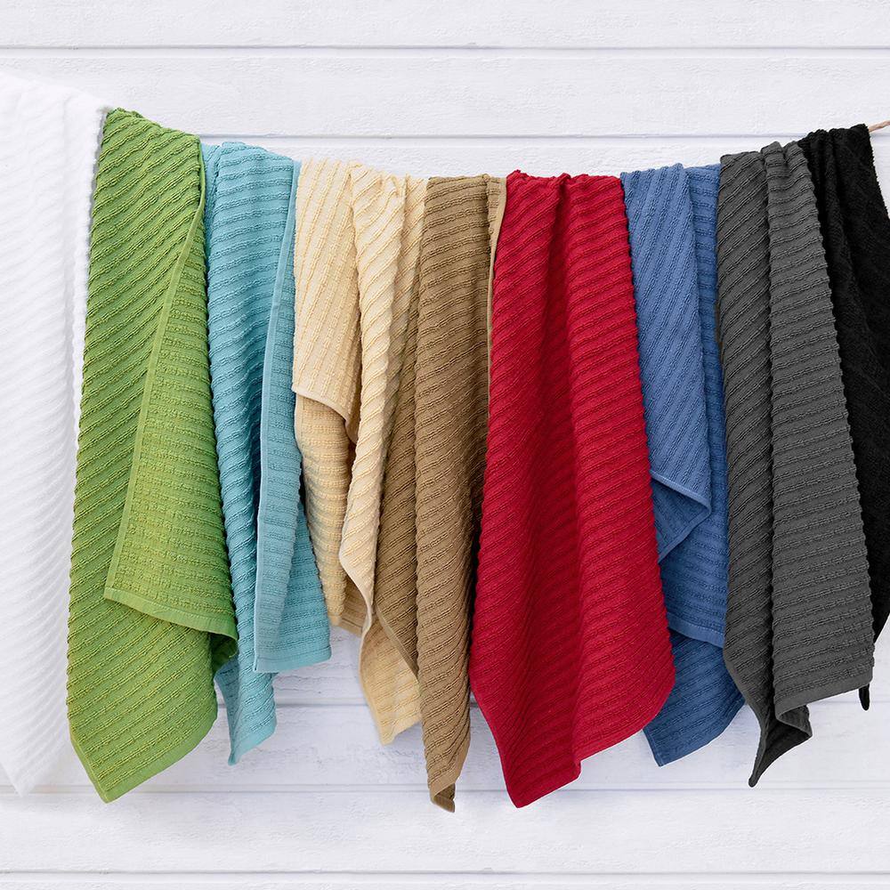 Latte Terry Cotton Kitchen Towel Set, 2-Pack