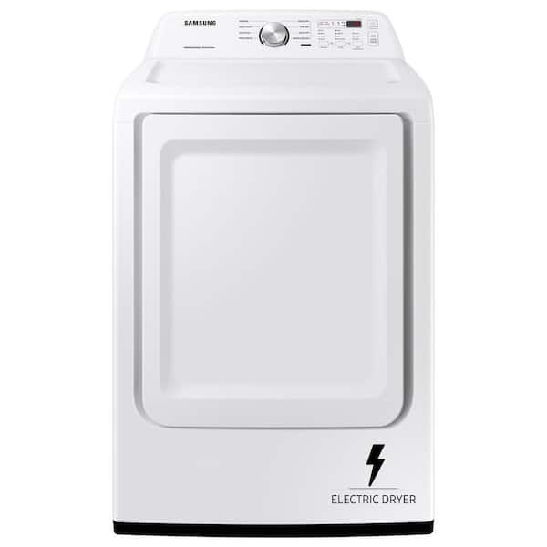 7.2 cu. ft. Vented Electric Dryer with Sensor Dry in White