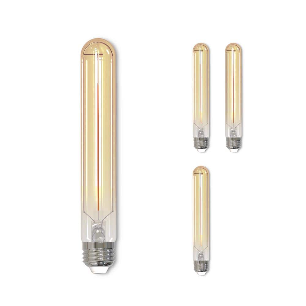 25-Watt Equivalent Amber Light T9(E26) Medium Screw Base Dimmable Antique L