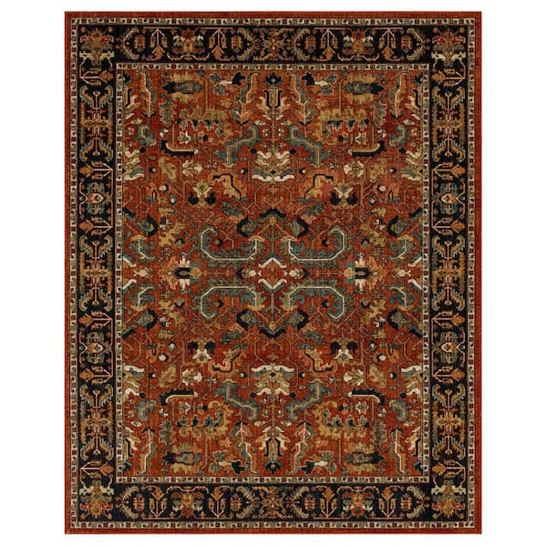 Mohawk Home Waller Red 4 ft. x 6 ft. Area Rug