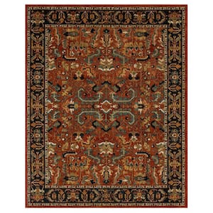 Waller Red 6 ft. x 9 ft. Area Rug