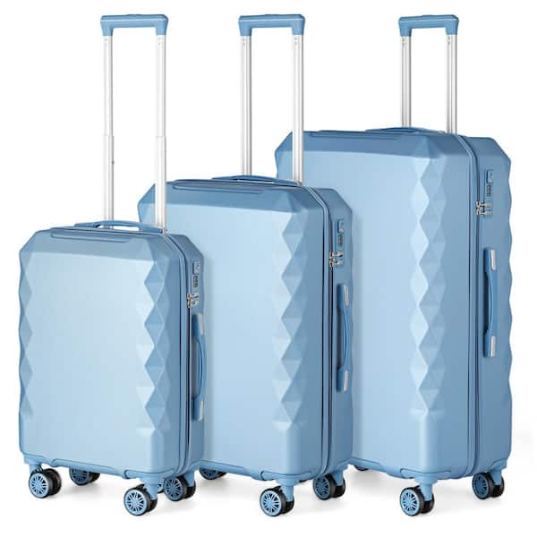HIKOLAYAE Port Victoria Nested Hardside Luggage Set in Slate Blue