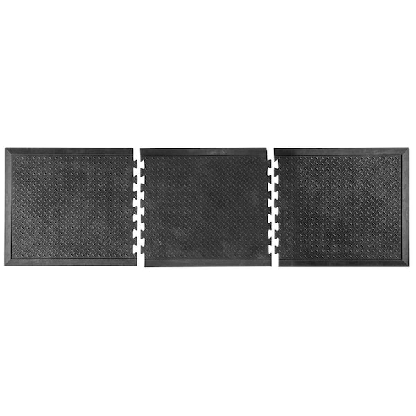 Buffalo Tools Modular Anti-Fatigue Rubber Mat (3-Piece)