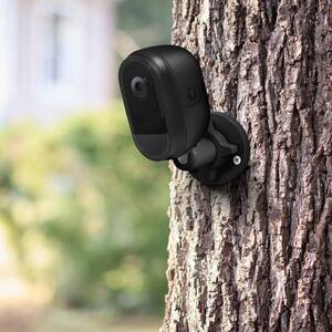 Wireless 1080P Outdoor Security Surveillance Battery Camera in Black