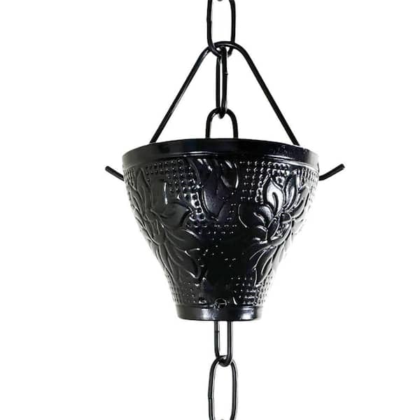 Rain Chain Water Collection for Gutters