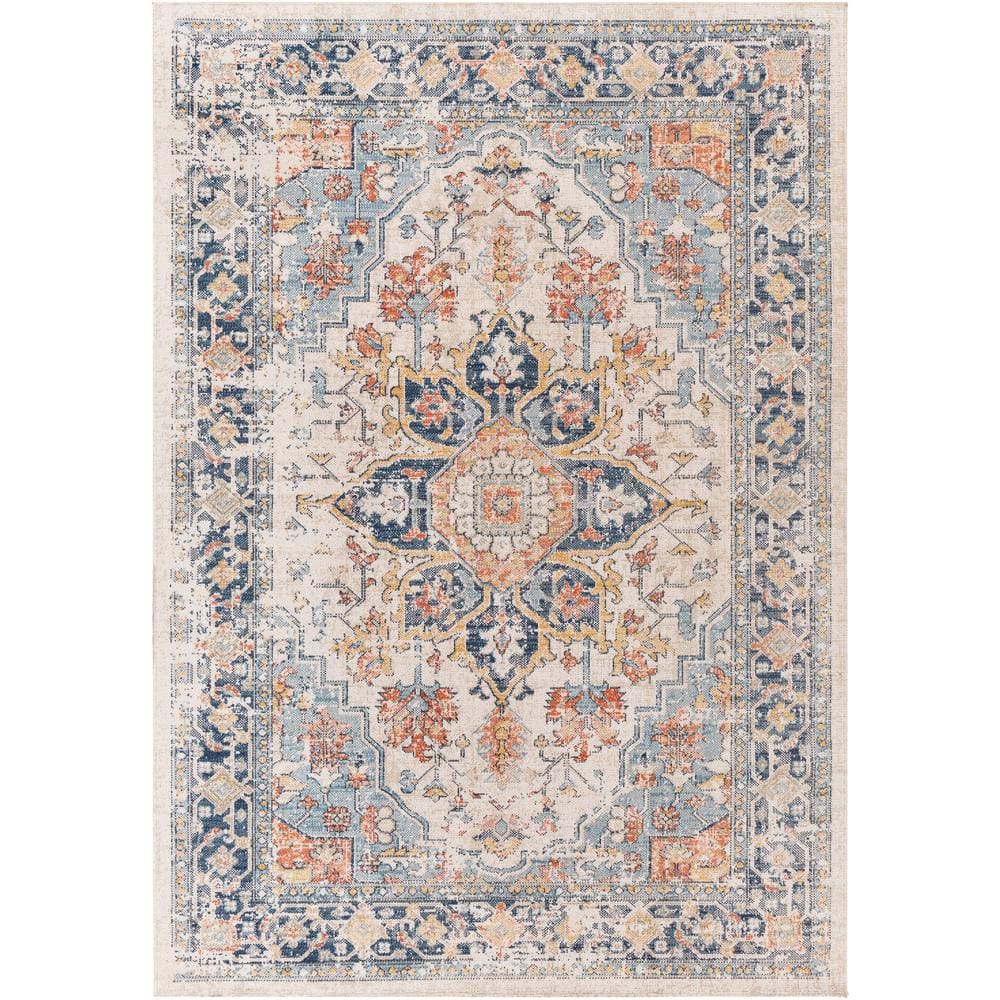 Huntington Beach 7' x 9' Multicolor Polyester Outdoor Area Rug