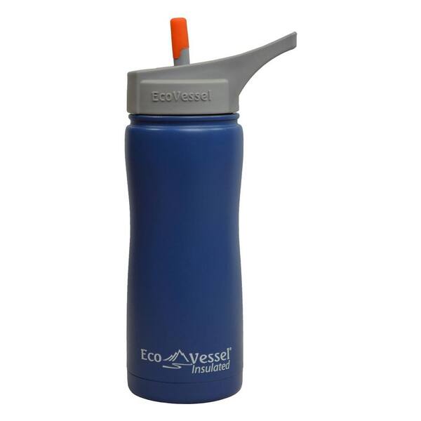 Eco Vessel Summit Triple Insulated 17 fl. oz. Stainless Steel Bottle with Flip Straw