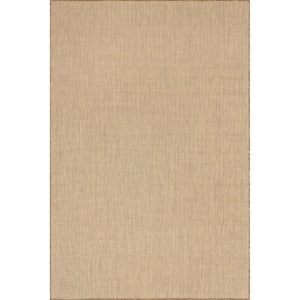 Rosy Classic Natural 5 ft. x 8 ft. Indoor/Outdoor Area Rug