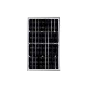 50-Watt Monocrystalline Solar Panel for RV's, Boats and 12V Systems
