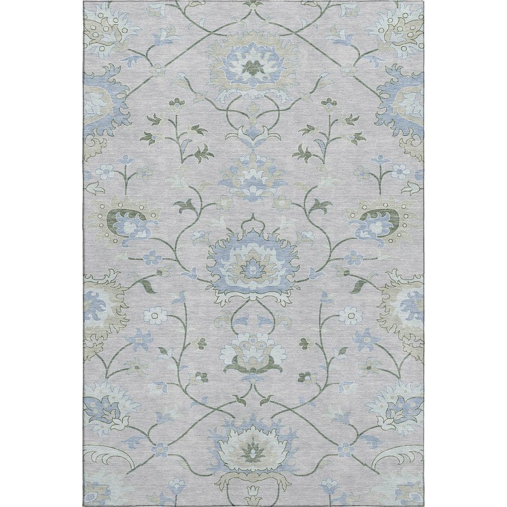 Mayfield Premium Machine Washable Abstract AMF2291 Pearl 8 ft. x 10 ft. Area Rug price history on PriceWatchPro