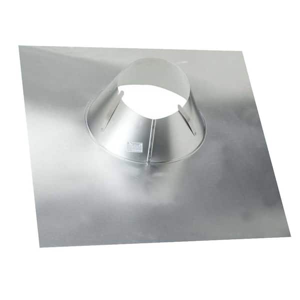 Gibraltar Building Products 4 in. Aluminum Code Cap Base Vent Pipe Flashing