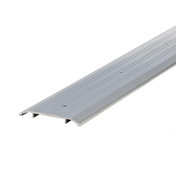 M-D Building Products 6 in. x 1/2 in. x 36 in. Silver Aluminum Heavy-Duty Commercial Flat-Profile Threshold