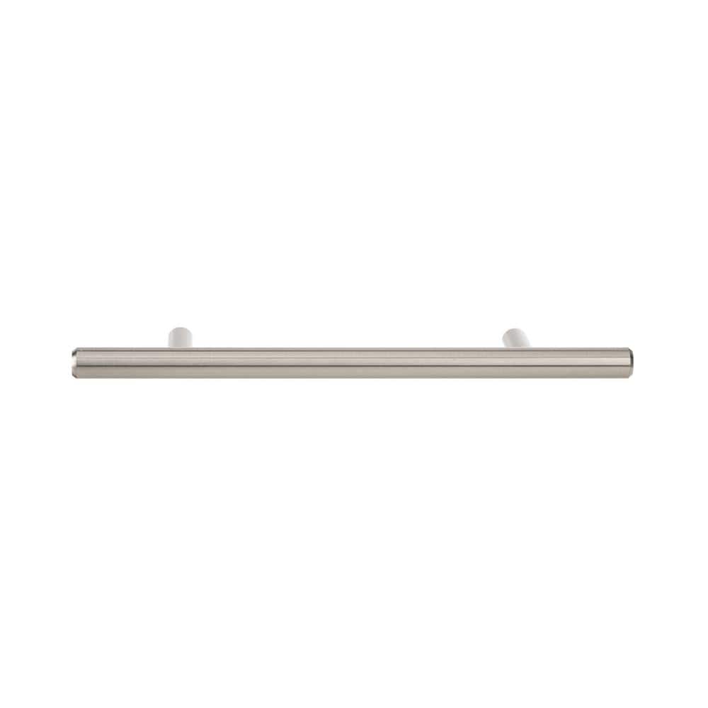 Brushed Nickel 8-Inch Bar Pull with Mounting Hardware