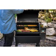 Pro 780 Wi-Fi Pellet Grill in Black with cover