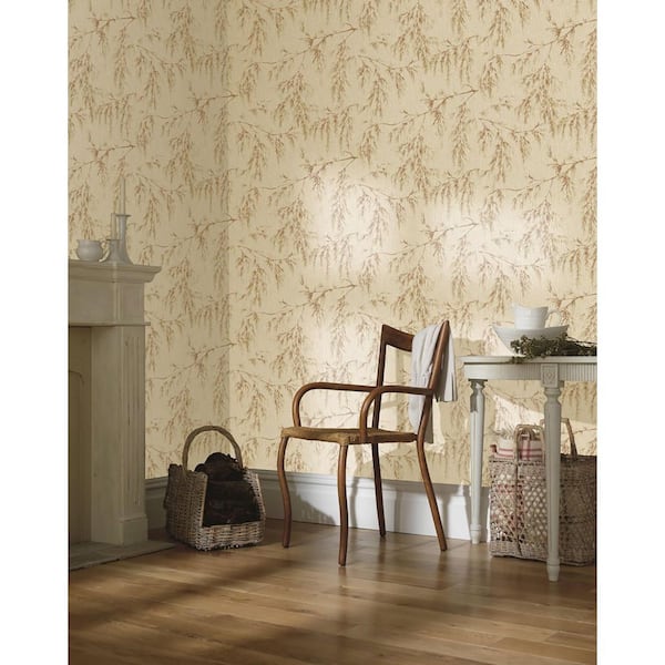 Eugenia Rust Willow Wallpaper