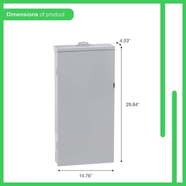 Square D Homeline 200 Amp 20-Space 40-Circuit Outdoor Main Breaker