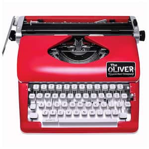 Timeless Manual Typewriter in Red