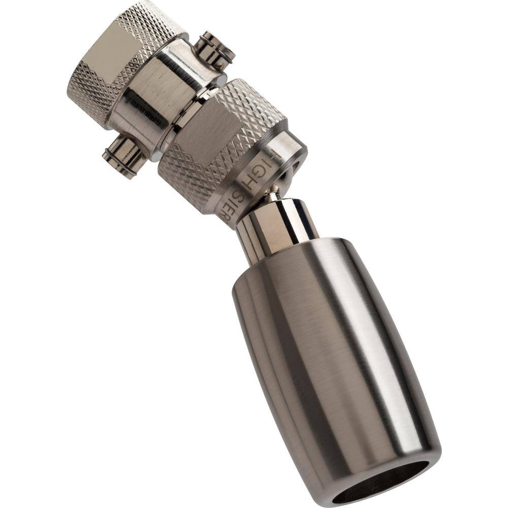 Brushed Nickel Wall Mounted Low-Flow Shower Head