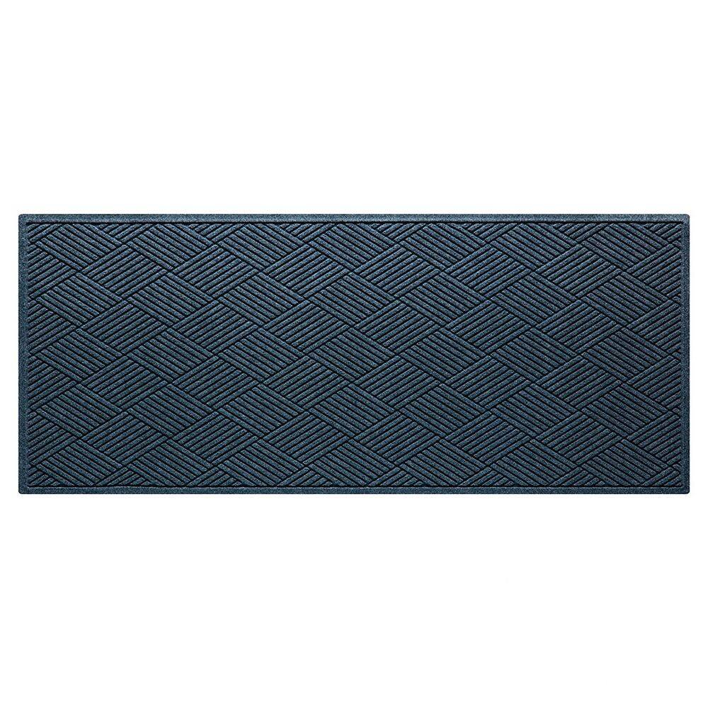 Waterhog Diamonds 35 in. x 97 in. PET Polyester Indoor Outdoor Runner Navy price history on PriceWatchPro