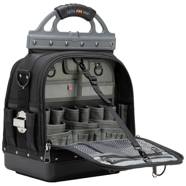 VETO PRO PAC 15 in. TECH-LCT Blackout Tall Tech Large Tool Bag