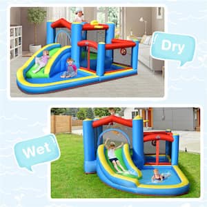 Inflatable Kids Water Slide Outdoor Indoor Slide Bounce Castle Bounce House (without Blower)