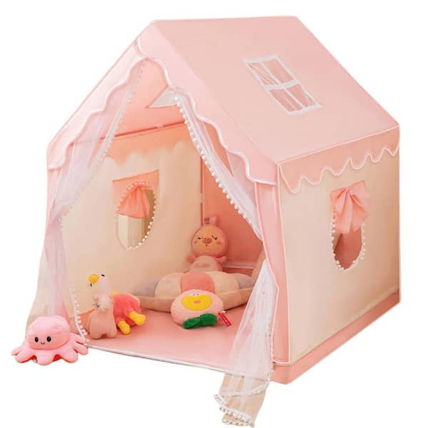 Princess Series Indoor and Outdoor Polyester Playhouse with Easy Setup, Foldable Design for Girls - Safe and Durable