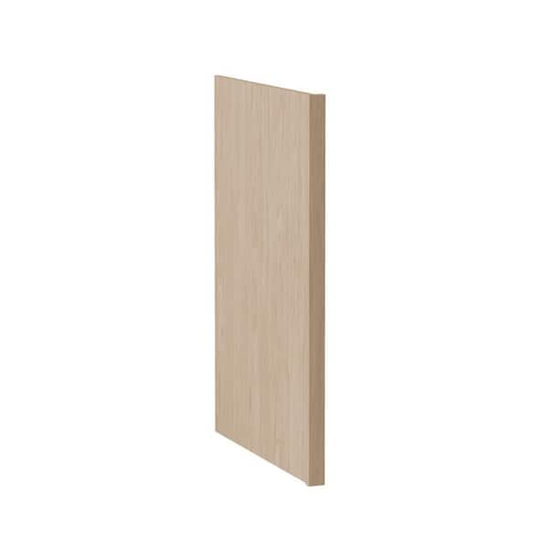 Sinclair 24 in. W x 1.5 in. D x 34.5 in. H Dishwasher End Panel in Shaker Light Oak