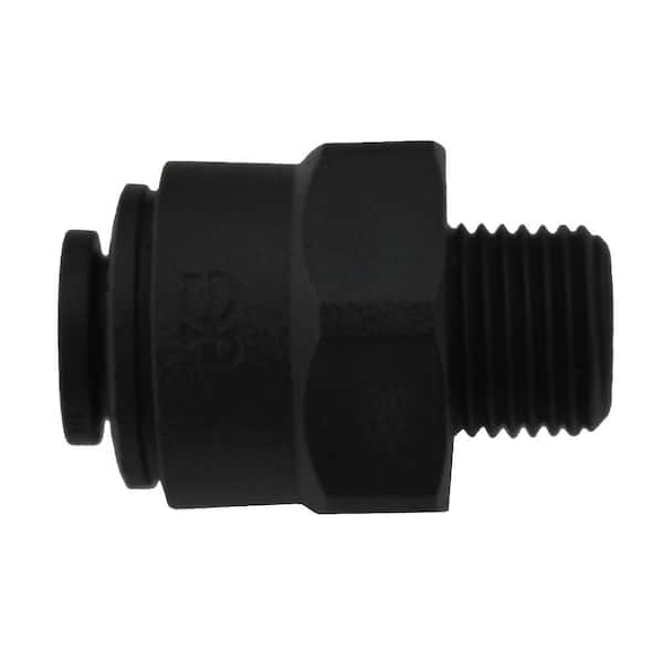 John Guest 1/4 in. OD x 1/8 in. NPTF Push-to-Connect Male Connector Fitting (10-Pack)